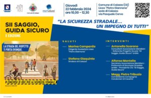 Caiazzo, giovedì roadshow #siisaggioguidasicuro con gli studenti del Liceo “Pietro Giannone”